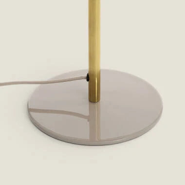 PELRAVO tafellamp in taupe, afbeelding 5