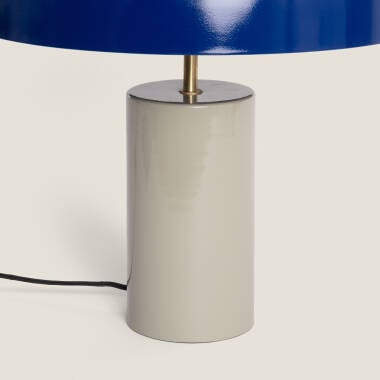 FRIVANO tafellamp in blauw, sfeerbeeld