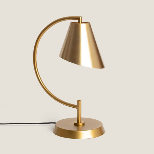 WOLDIVO tafellamp in goud, afbeelding 1