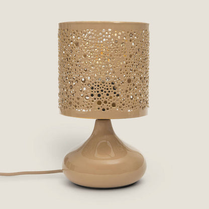 FONKIVO tafellamp in beige, afbeelding 1