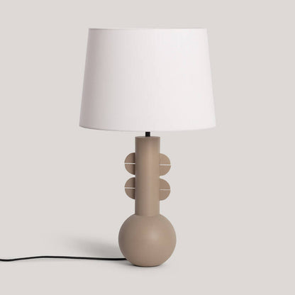 HENTARO tafellamp in beige