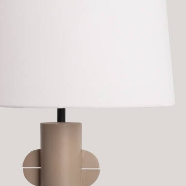 HENTARO tafellamp in beige, afbeelding 3