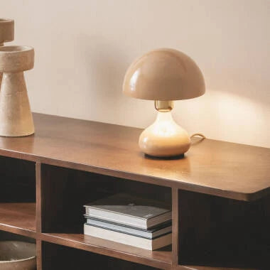 CESTIVO tafellamp in beige, foto 3