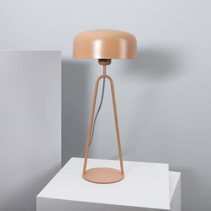 PESCANO beige metalen tafellamp met cilinderkap
