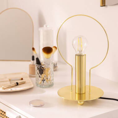CRANDIVO tafellamp in goud, afbeelding 2