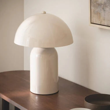 HANVIVO tafellamp in beige, foto 2