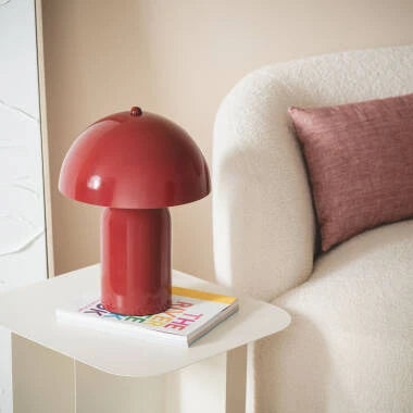 HANVIVO tafellamp in rood, foto 4