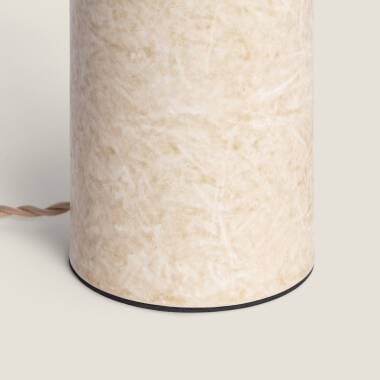 PIRMARO metalen tafellamp met opaalglazen bol in beige, afbeelding 5