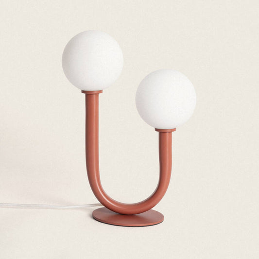 YOSKIVO tafellamp in terracotta