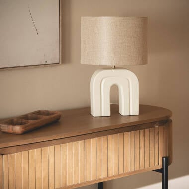 LASTIVO tafellamp in gardenia wit, afbeelding 4