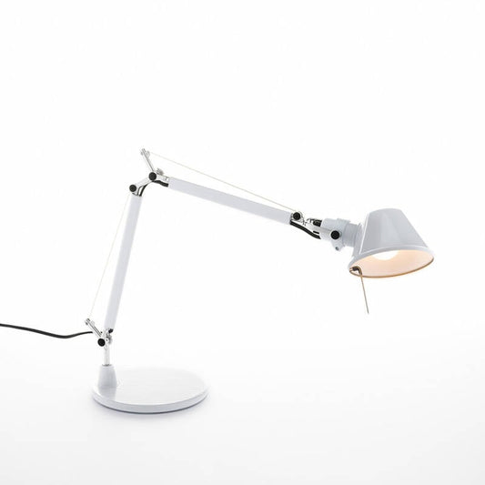 DOVRAVO tafellamp glanzend wit, productfoto 1