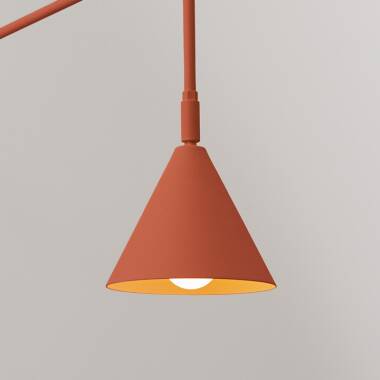 Wandlamp Porvano staal terracotta (afbeelding 5)