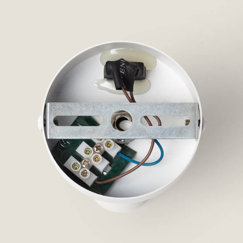 Wandlamp Cuprano wit zijaanzicht