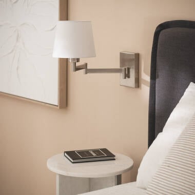 Wandplaat en scharnier van wandlamp Rostavo