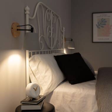 Wandlamp Indavo zijaanzicht