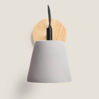 Wandlamp Indavo met zichtbare E27 fitting