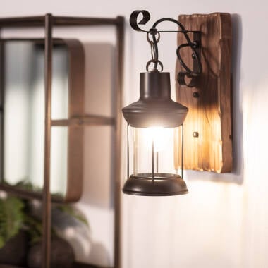 Wandlamp Bardavo zwart zijaanzicht
