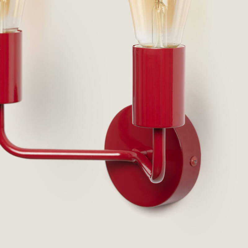 Wandlamp Wintaro gemonteerd op de wand