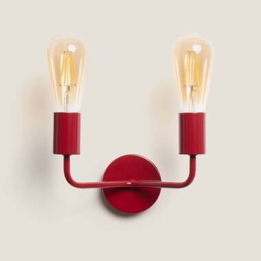 Wandlamp Wintaro met E27 fitting, detail