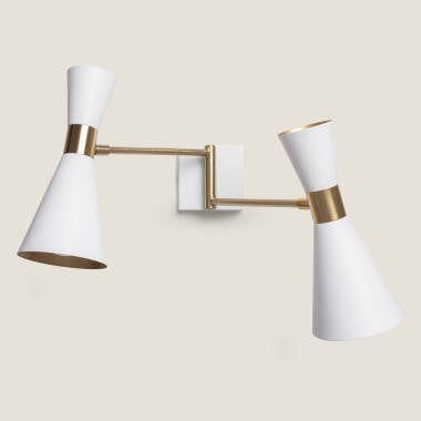 Wandlamp Vestano gemonteerd op de wand