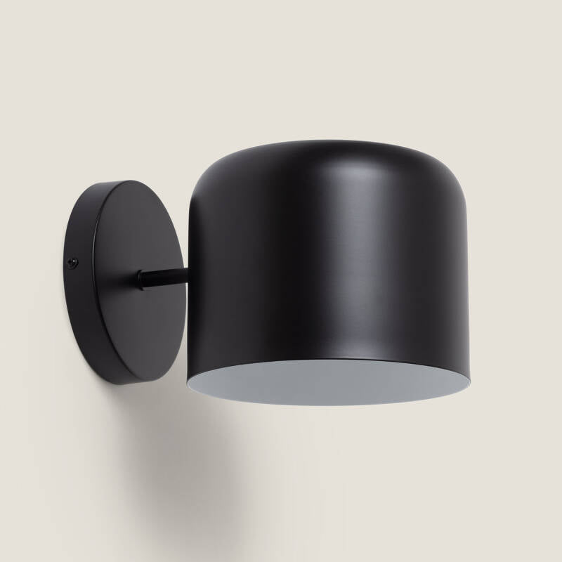 Wandlamp Ilvano van zwart metaal