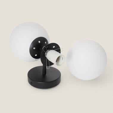 Wandlamp Binaro brandend