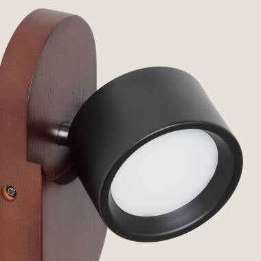 Wandlamp Gestivo brandend aan de wand