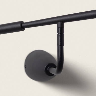 Detail van de draaibare conische kap van wandlamp Frelano