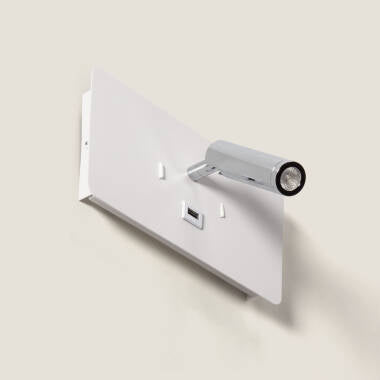 Wandlamp Saldano van opzij gezien