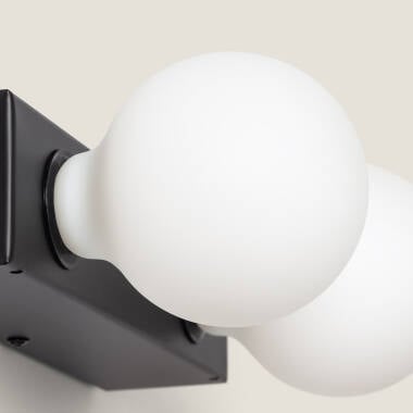 Wandlamp Bostaro detail van de richtbare spot