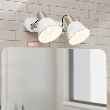 Wandlamp Amblano wit vooraanzicht