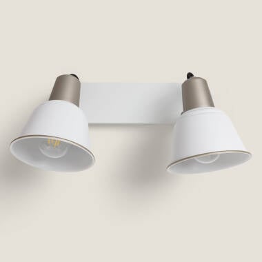 Wandlamp Amblano wit zijaanzicht