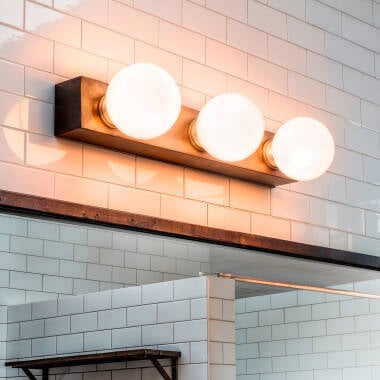 Wandlamp Clavaro zwart vooraanzicht