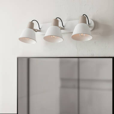 Wandlamp Danivo wit vooraanzicht