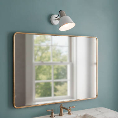 Wandlamp Domavo wit zijaanzicht