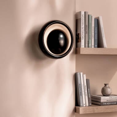 Wandlamp Jandaro vooraanzicht van de concentrische ringen