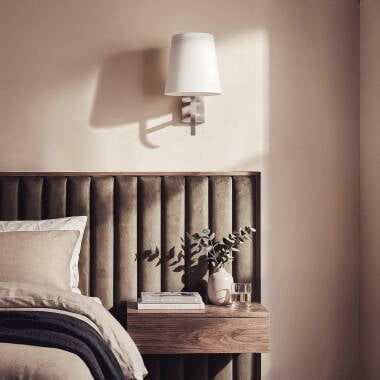 Wandlamp Jelvano zijaanzicht van de dubbele arm