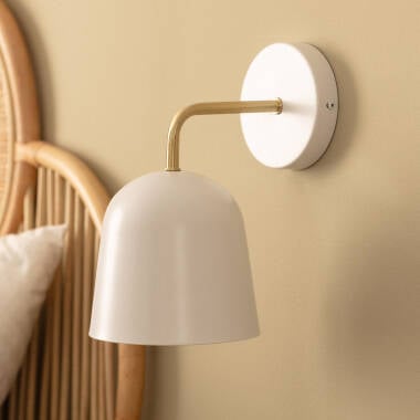 Wandlamp Jorbaro zijaanzicht van de gebogen arm