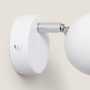 Wandlamp Bilcano detail van de richtbare kop