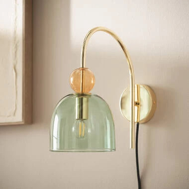 Wandlamp Vitraro detailfoto metalen arm