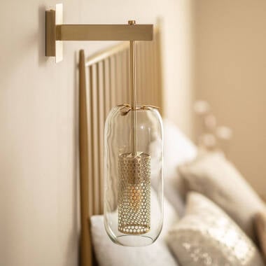 Wandlamp Ysolano, detail van de perforaties