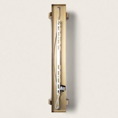 Wandlamp Lasmivo brandend met warm licht