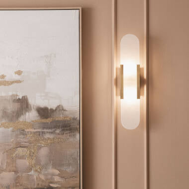 Wandlamp Vermaro gemonteerd op de wand