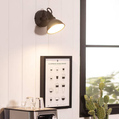 Wandlamp Selvano van opzij met gekantelde kop