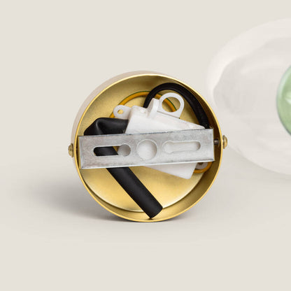 HOLMIVO plafondlamp van aluminium met glazen kap, afbeelding 4