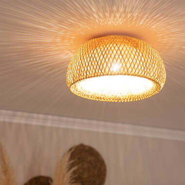 HASTAVO plafondlamp in natuurlijk, afbeelding 2