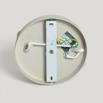 CESKIVO plafondlamp met twee spots in steengrijs