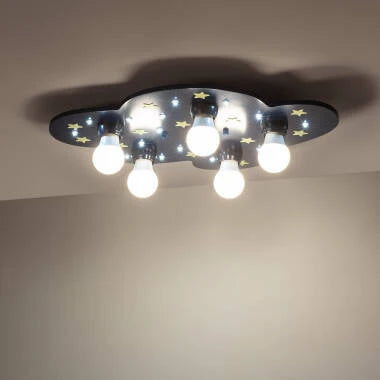 OLTRANO houten plafondlamp voor de kinderkamer