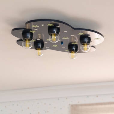OLTRANO houten plafondlamp voor de kinderkamer
