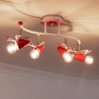 PUNSANO plafondlamp roze, afbeelding 4